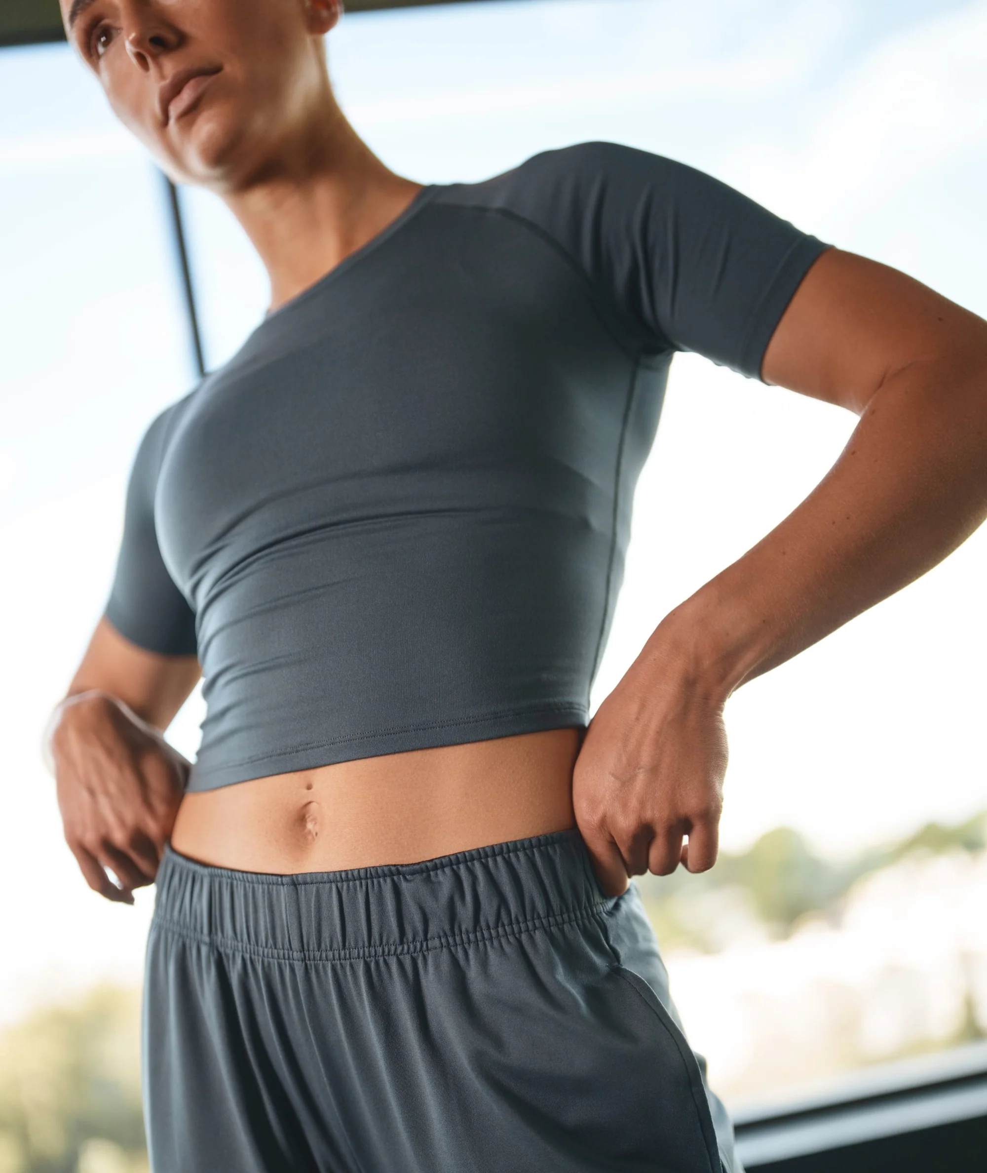 Cropped ComfyKnit Tee - Image 22