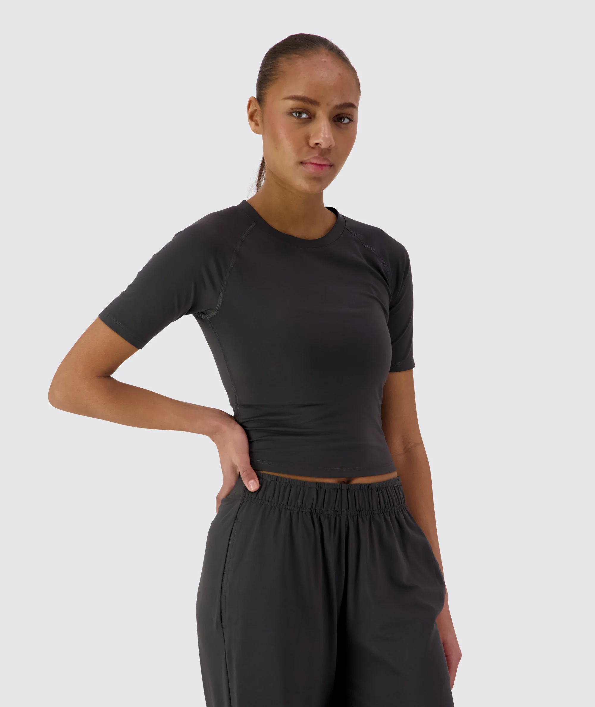 Cropped ComfyKnit Tee - Image 26