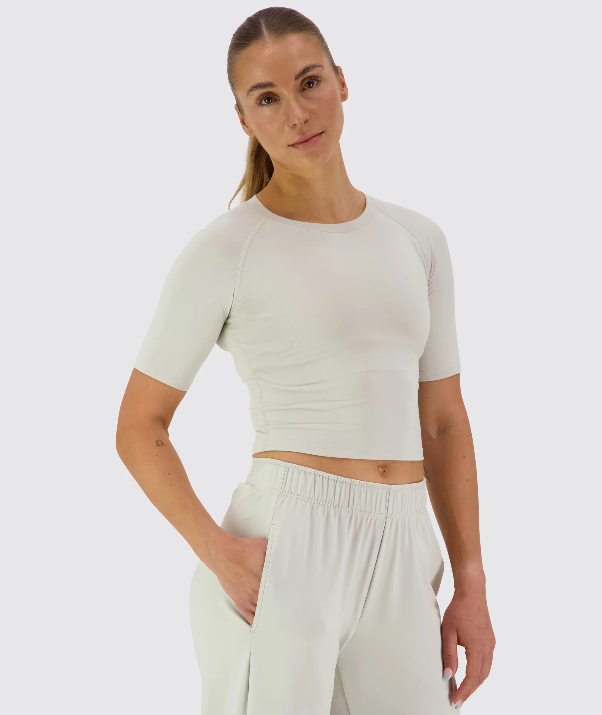 Cropped ComfyKnit Tee - Image 3