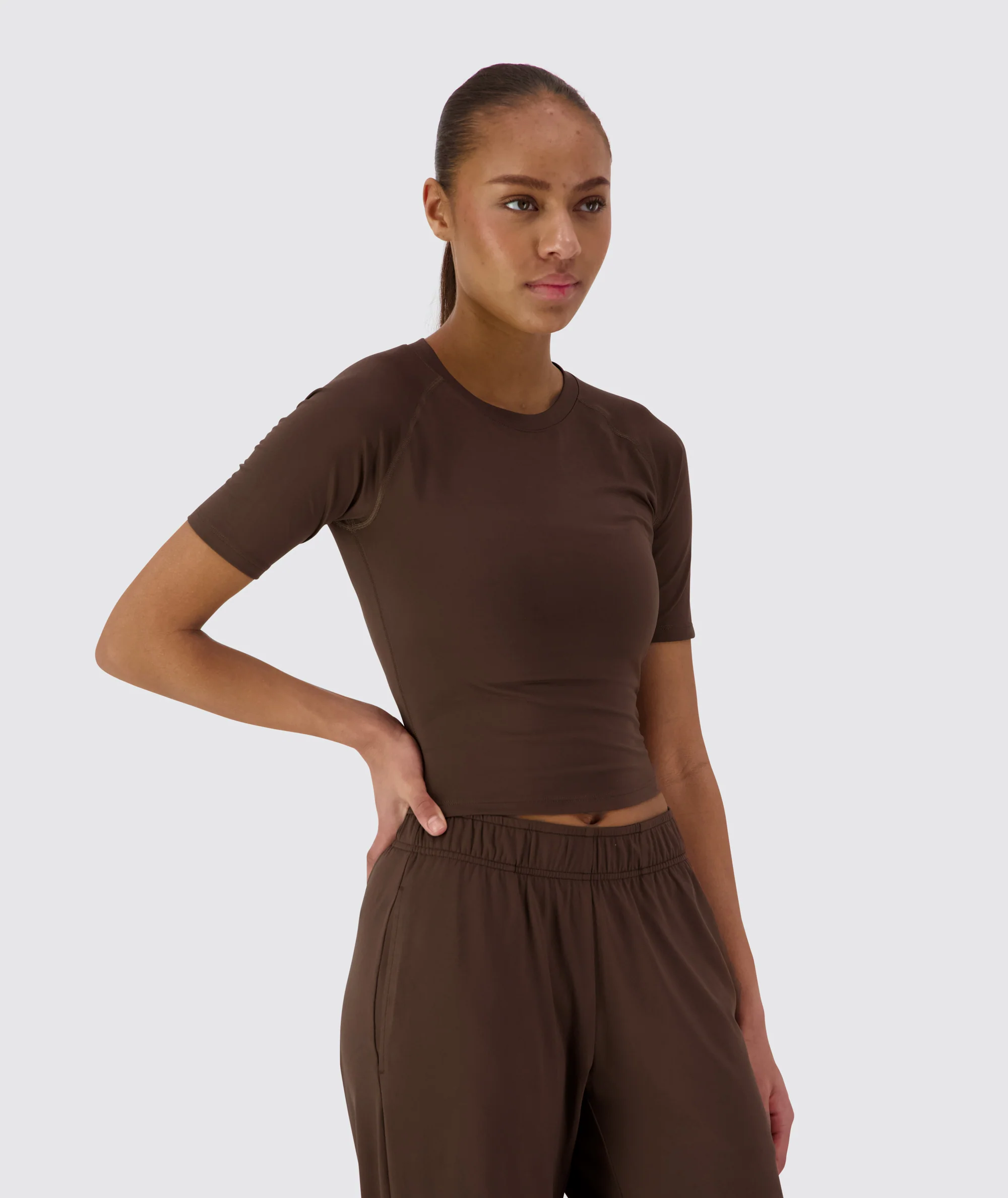 Cropped ComfyKnit Tee - Image 9