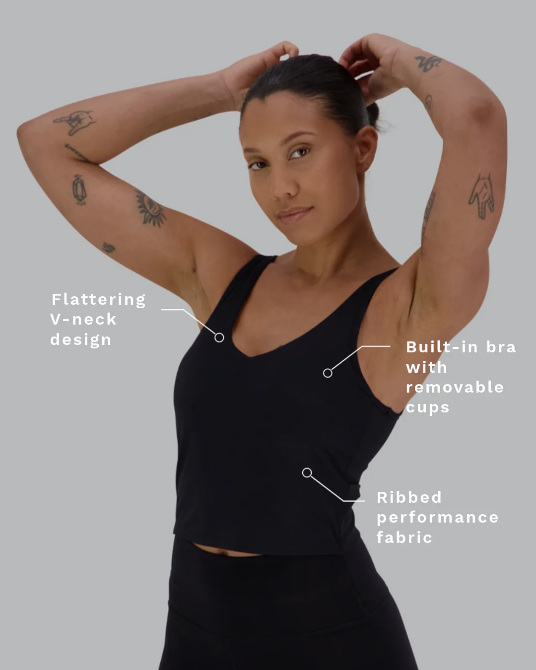 Ribbed Bra Top - Image 33