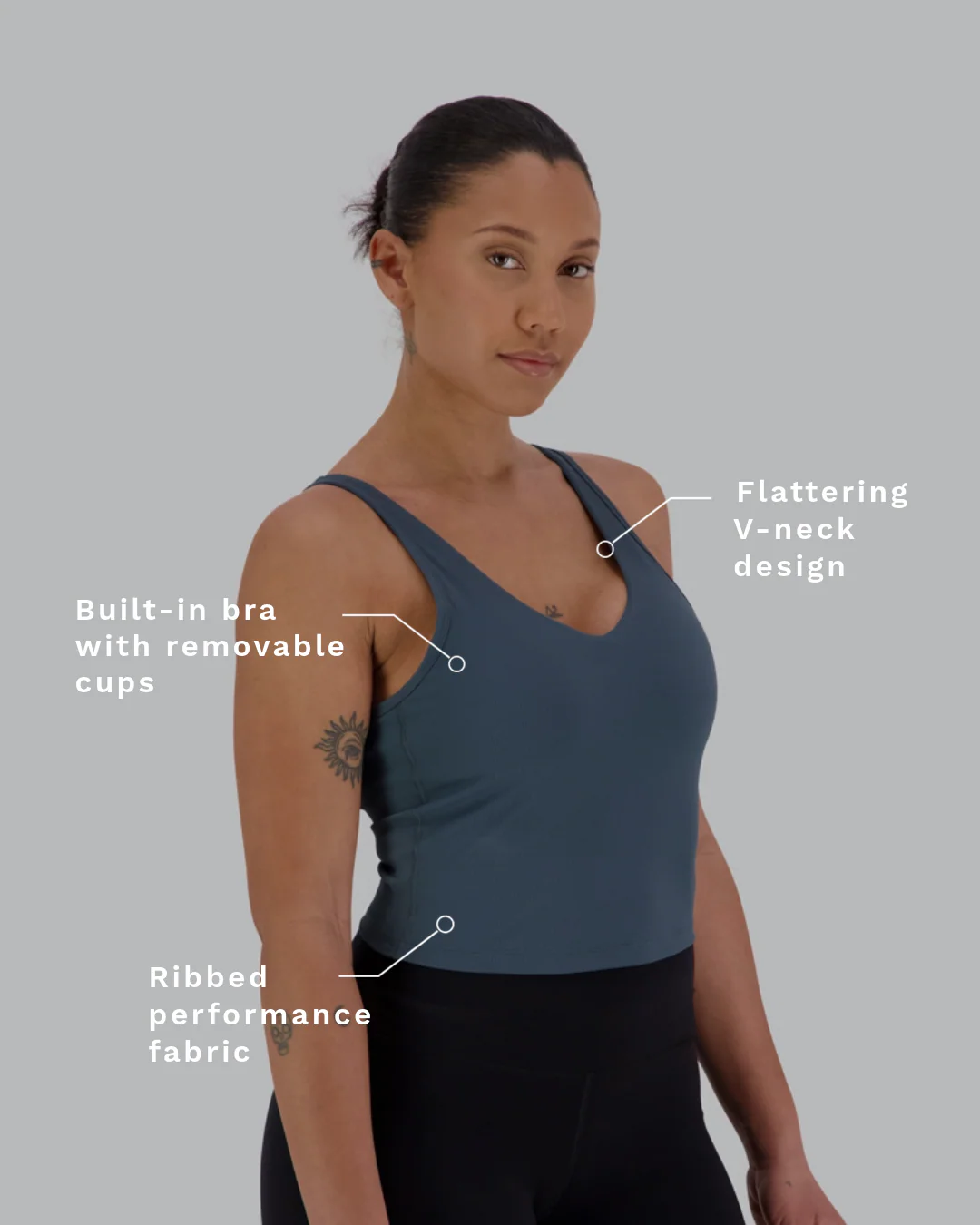 Ribbed Bra Top - Image 48