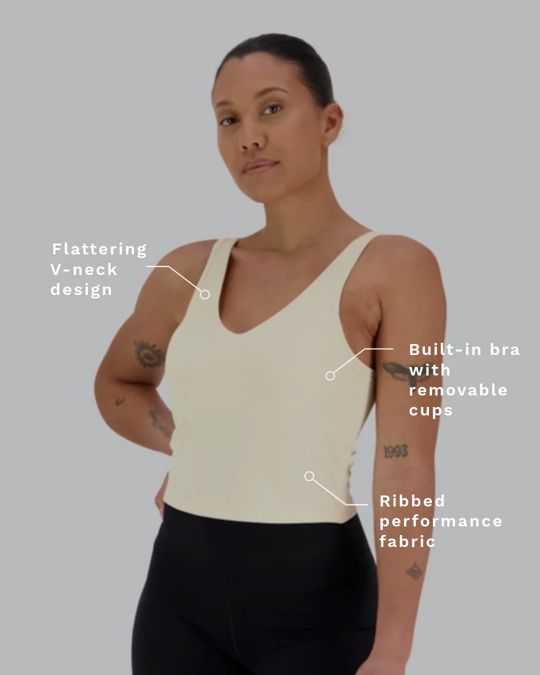 Ribbed Bra Top - Image 53