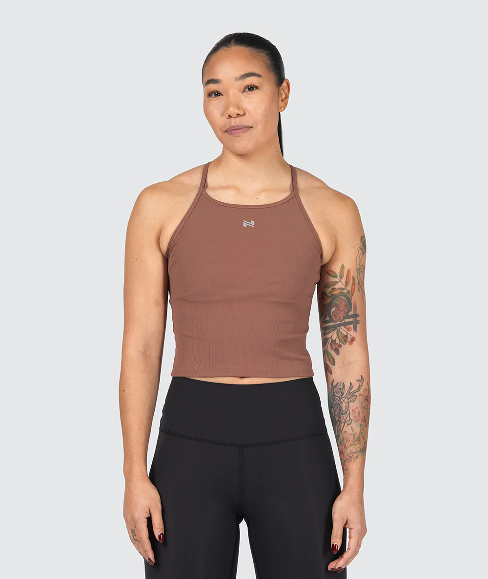 Strappy Ribbed Crop Top - Image 11