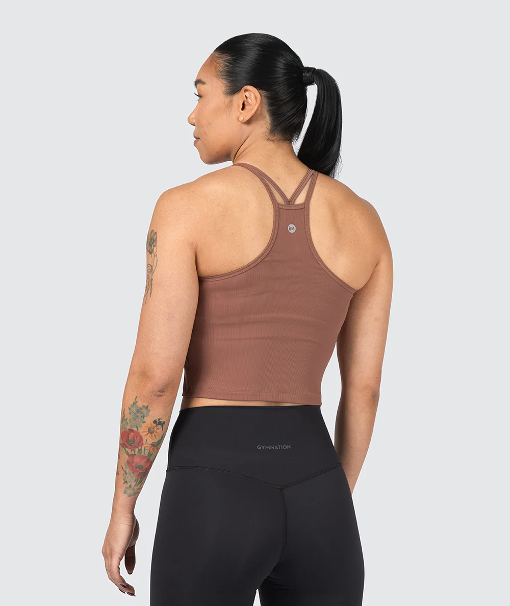 Strappy Ribbed Crop Top - Image 12