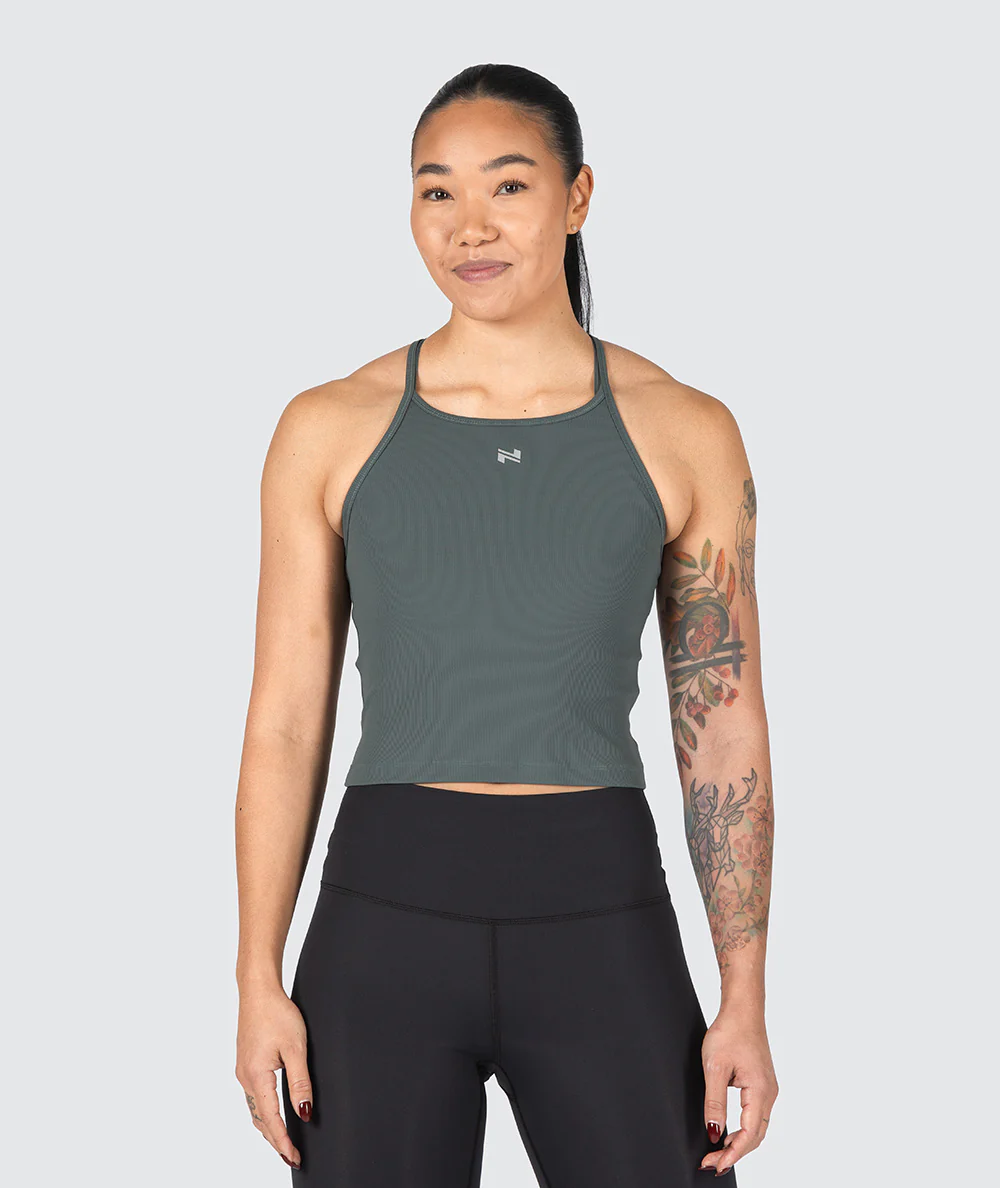 Strappy Ribbed Crop Top - Image 29