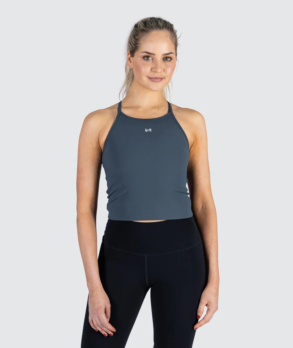 Strappy Ribbed Crop Top - Image 53