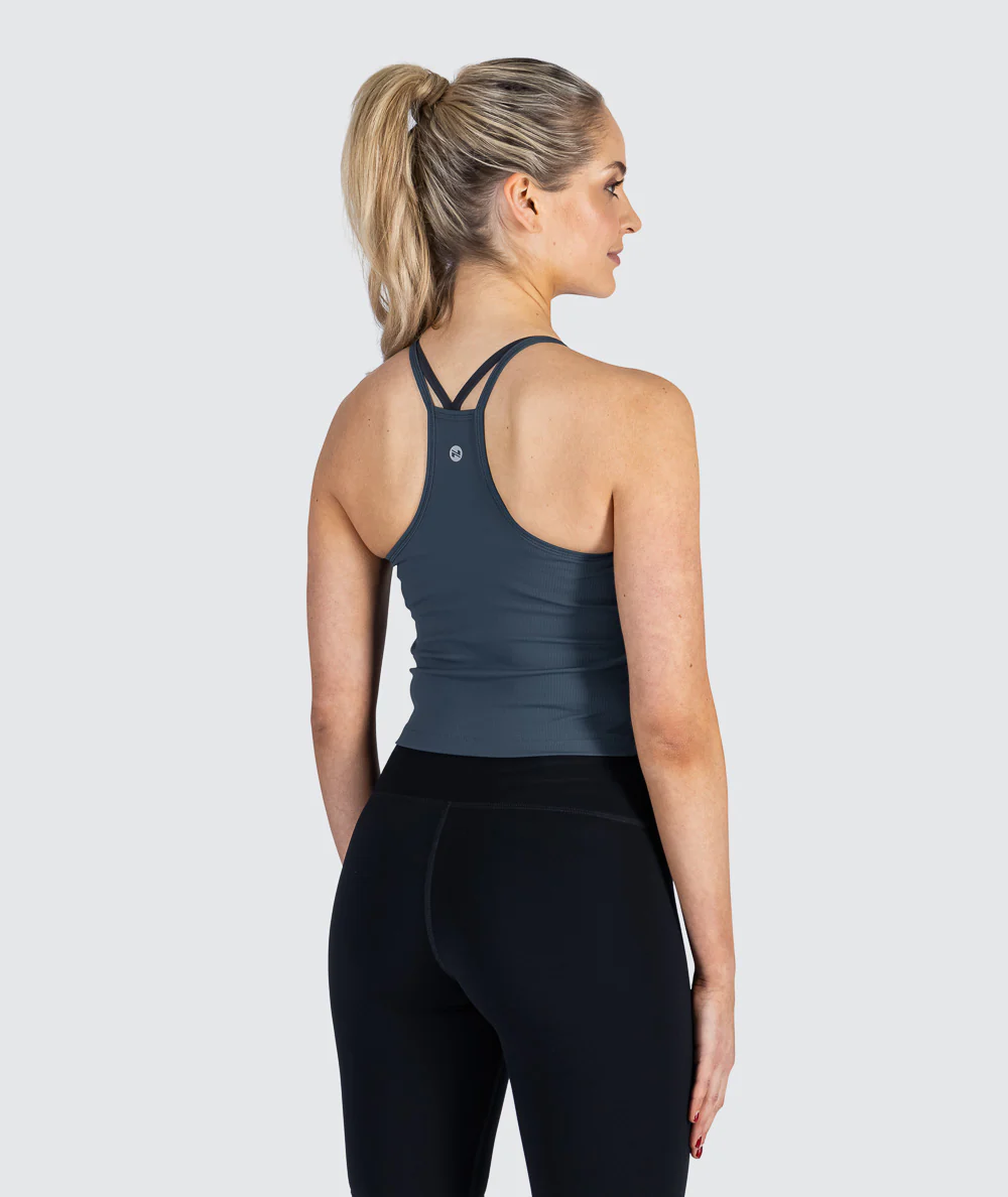 Strappy Ribbed Crop Top - Image 54