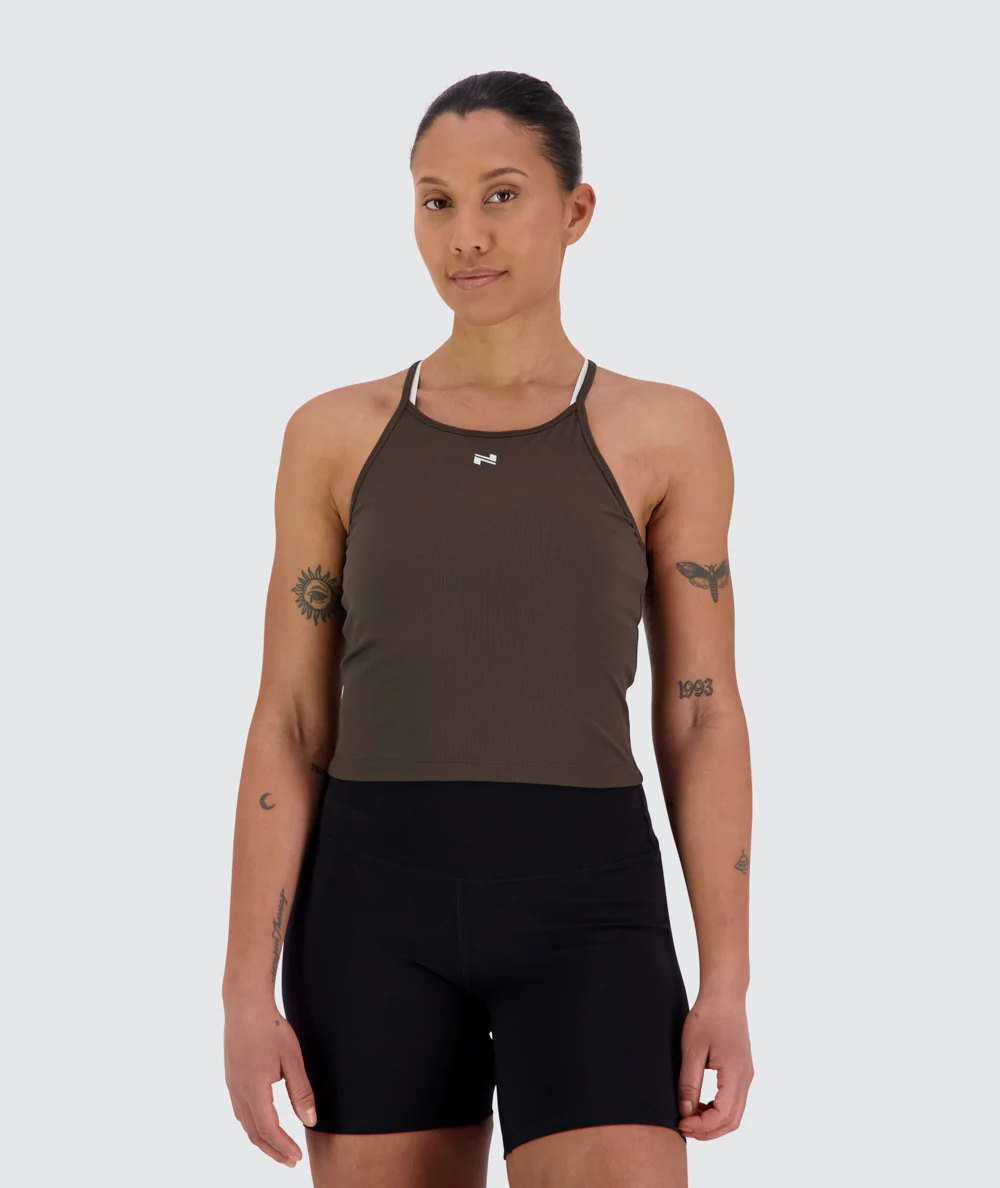 Strappy Ribbed Crop Top - Image 63