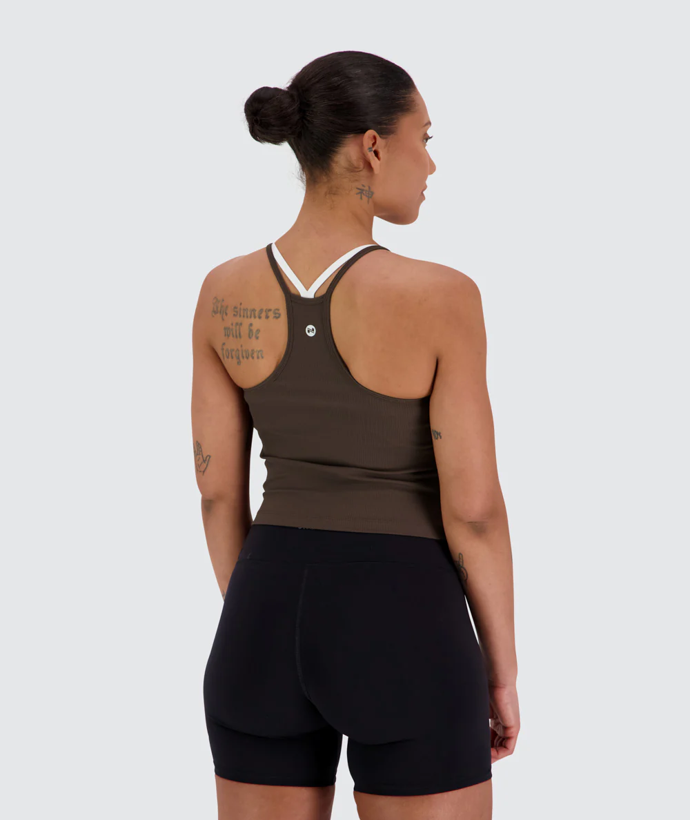 Strappy Ribbed Crop Top - Image 64