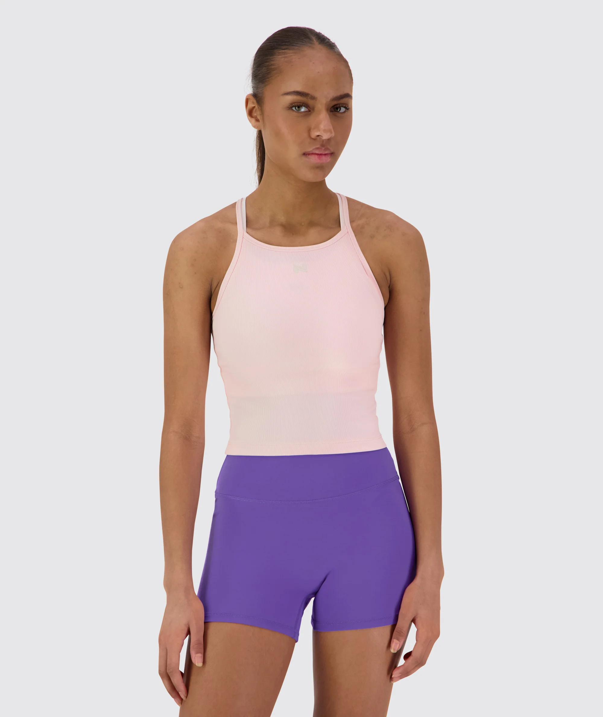 Strappy Ribbed Crop Top - Image 77