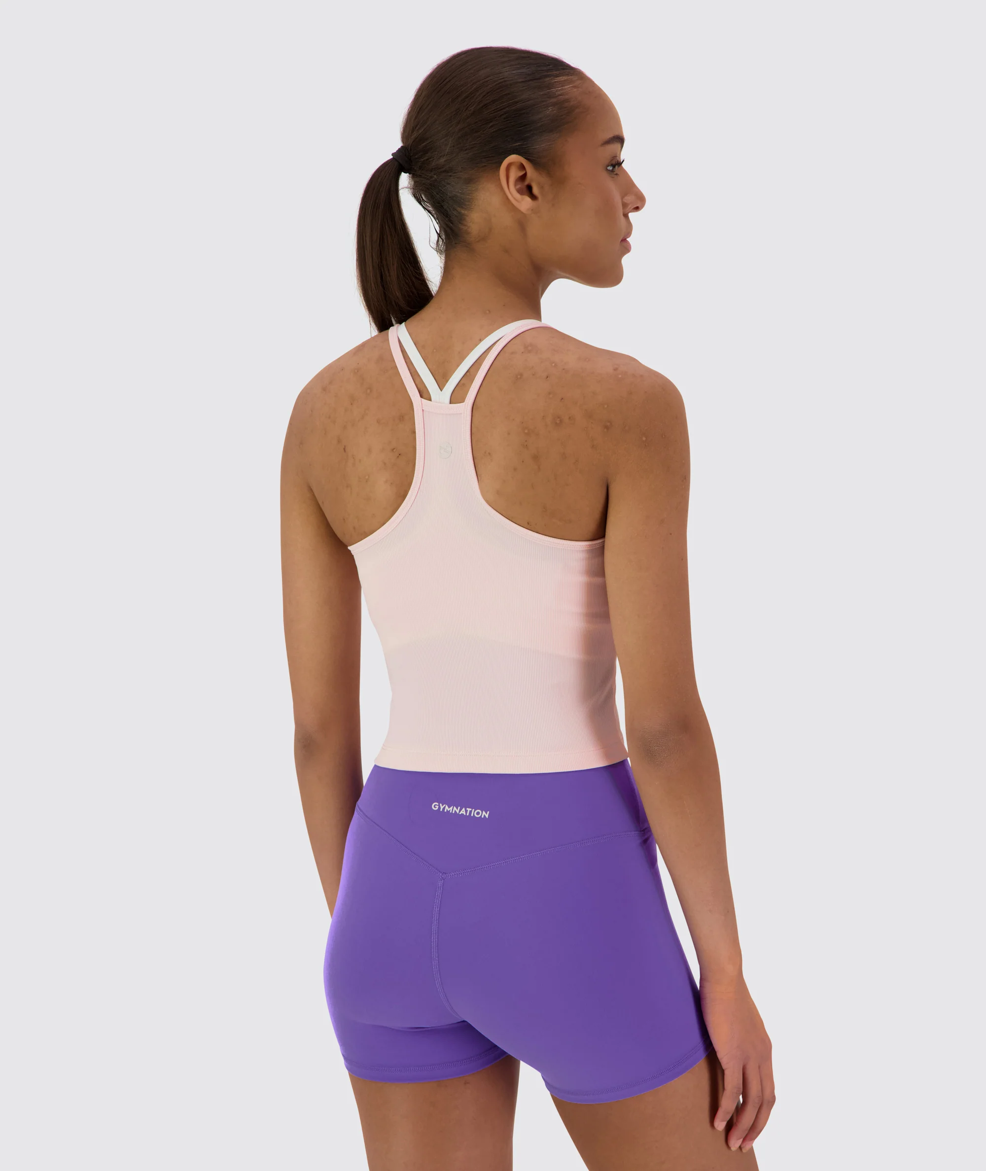 Strappy Ribbed Crop Top - Image 78