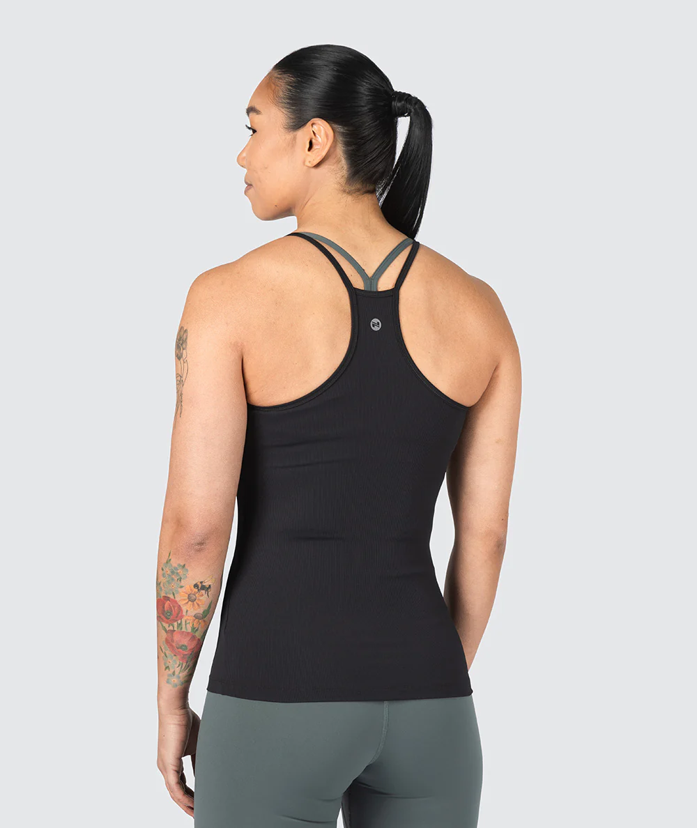 Strappy Ribbed Tank Top - Image 14