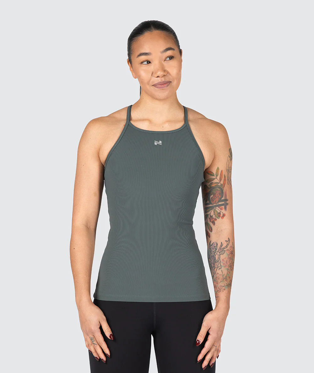 Strappy Ribbed Tank Top - Image 17