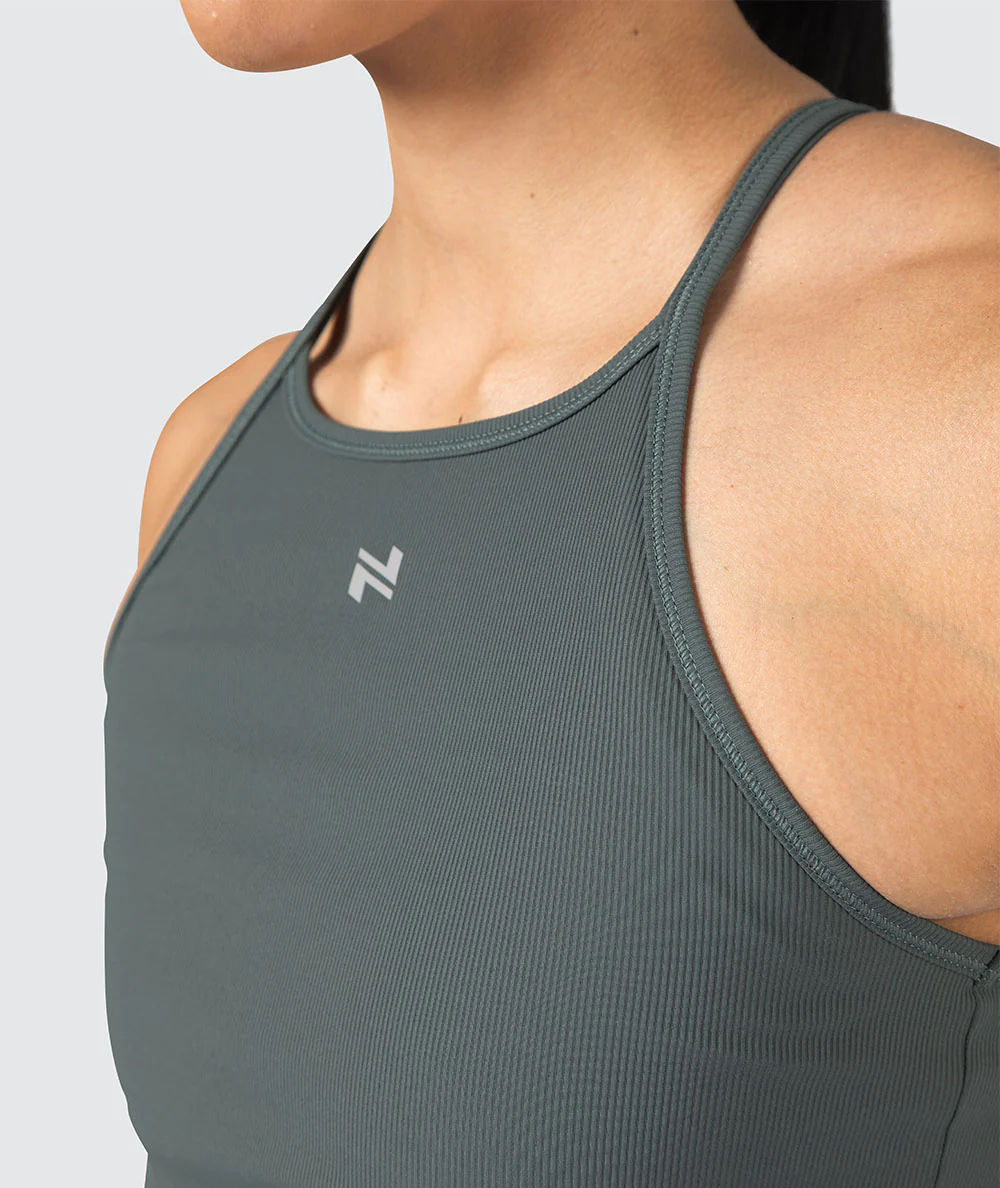 Strappy Ribbed Tank Top - Image 19