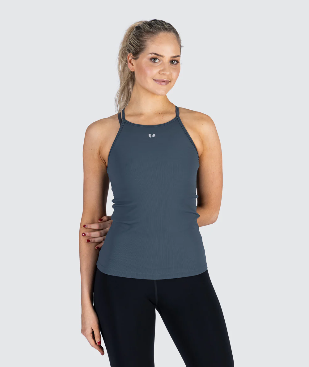 Strappy Ribbed Tank Top - Image 9