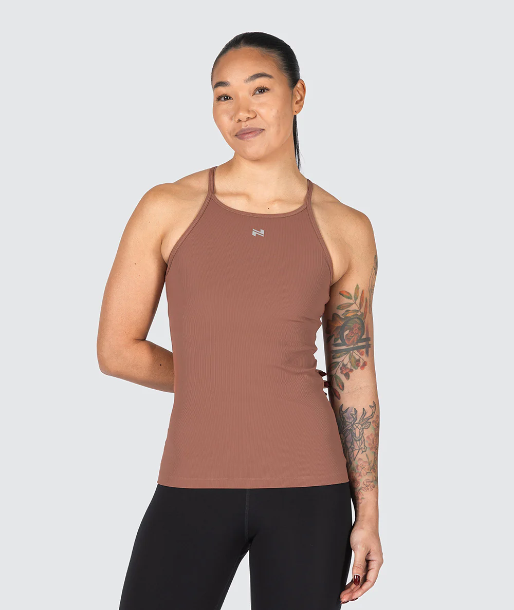 Strappy Ribbed Tank Top - Image 25