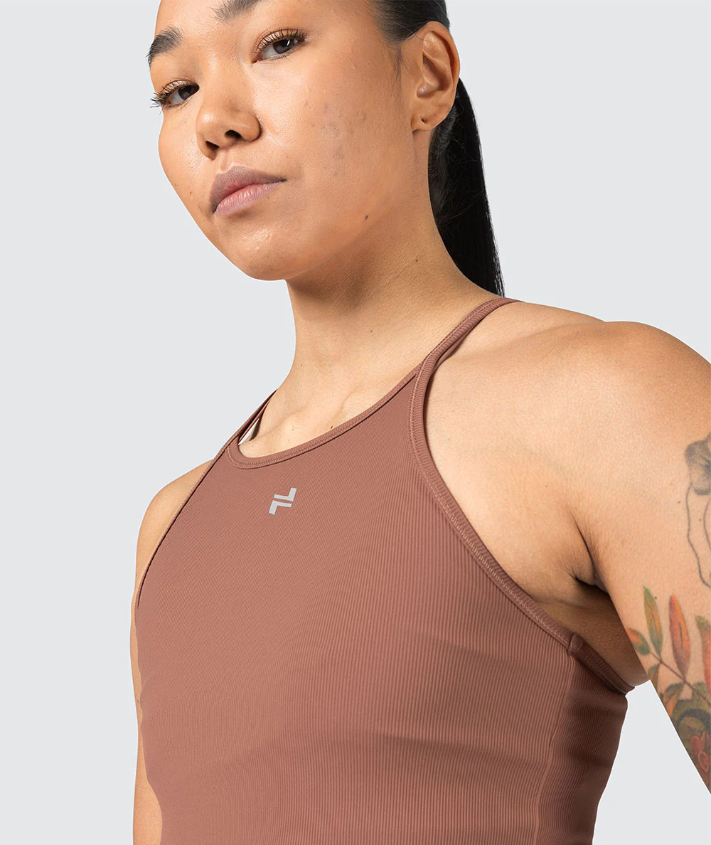 Strappy Ribbed Tank Top - Image 27