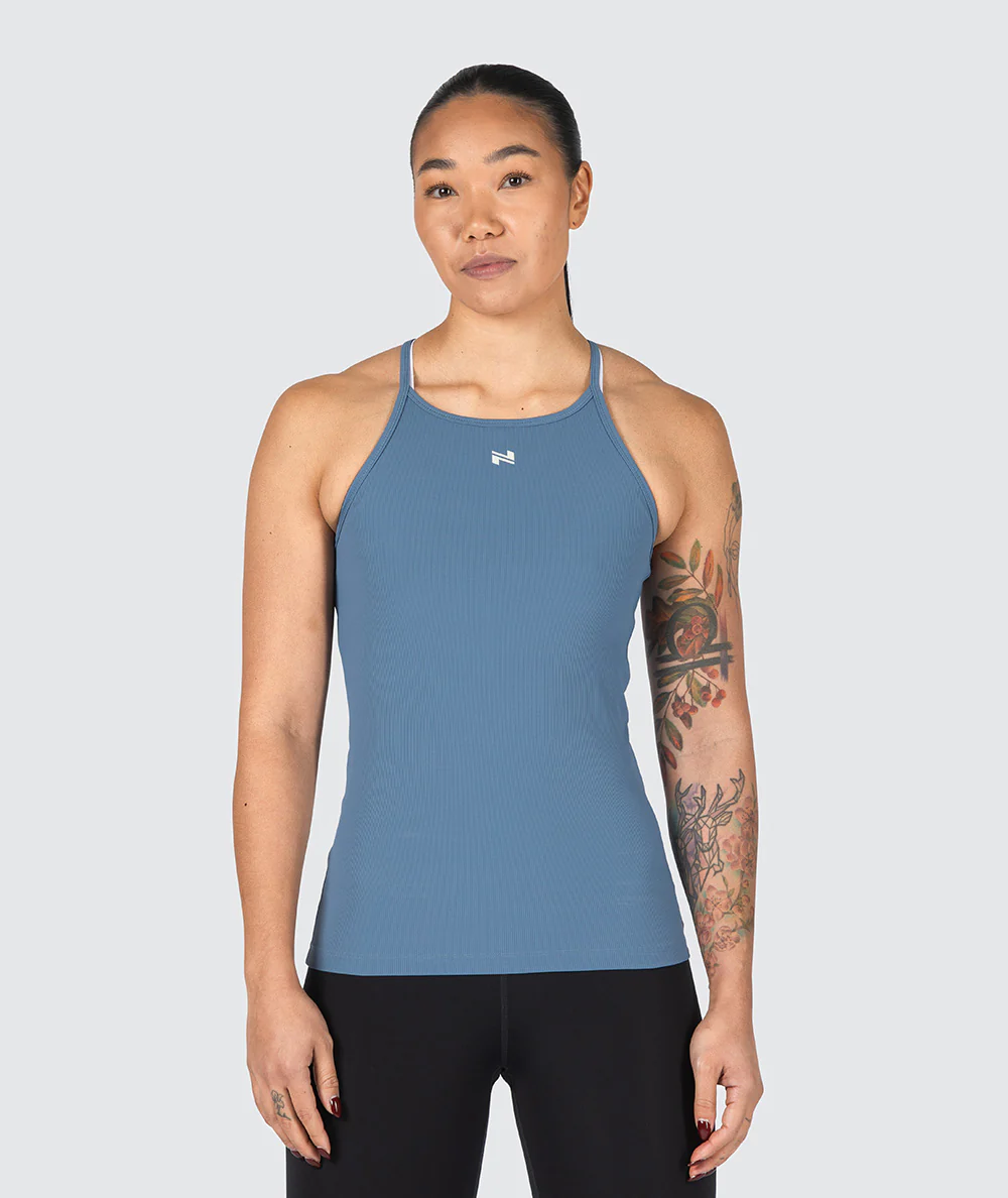 Strappy Ribbed Tank Top - Image 29