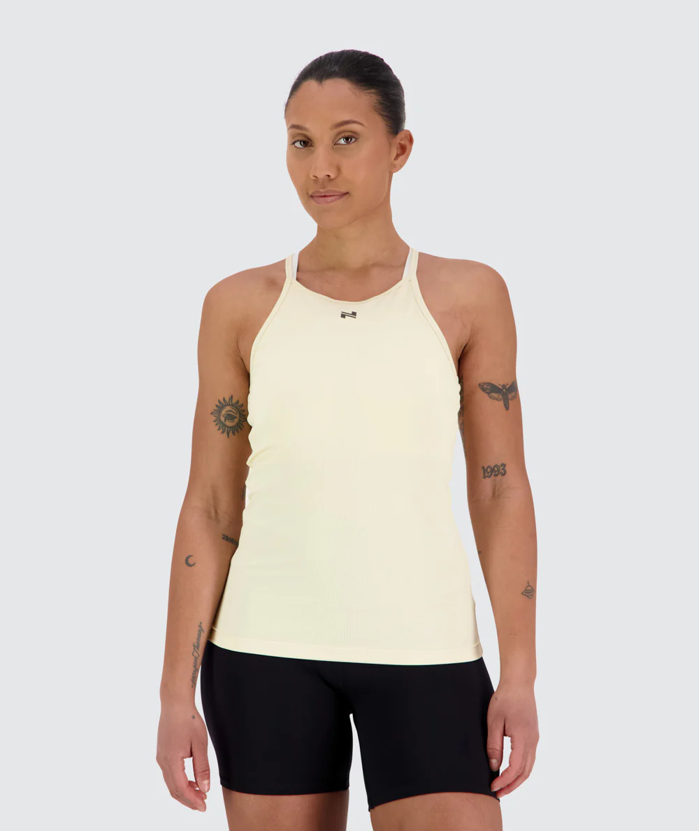 Strappy Ribbed Tank Top - Image 37