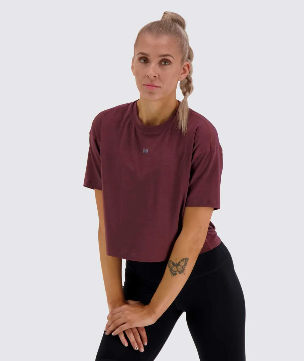 Women's Oversized Crop Tee - Image 15
