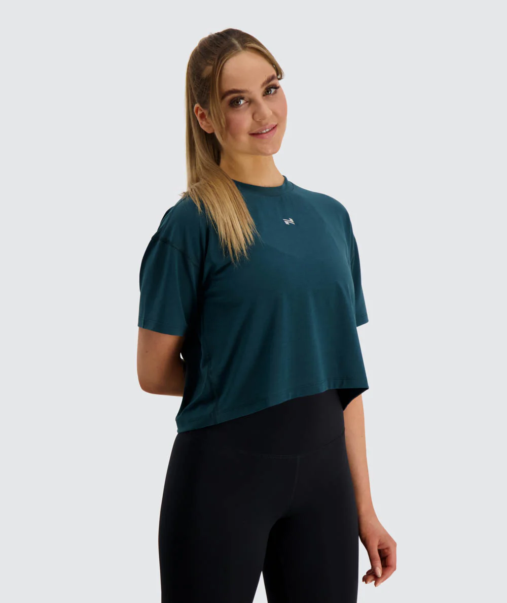 Women's Oversized Crop Tee - Image 35